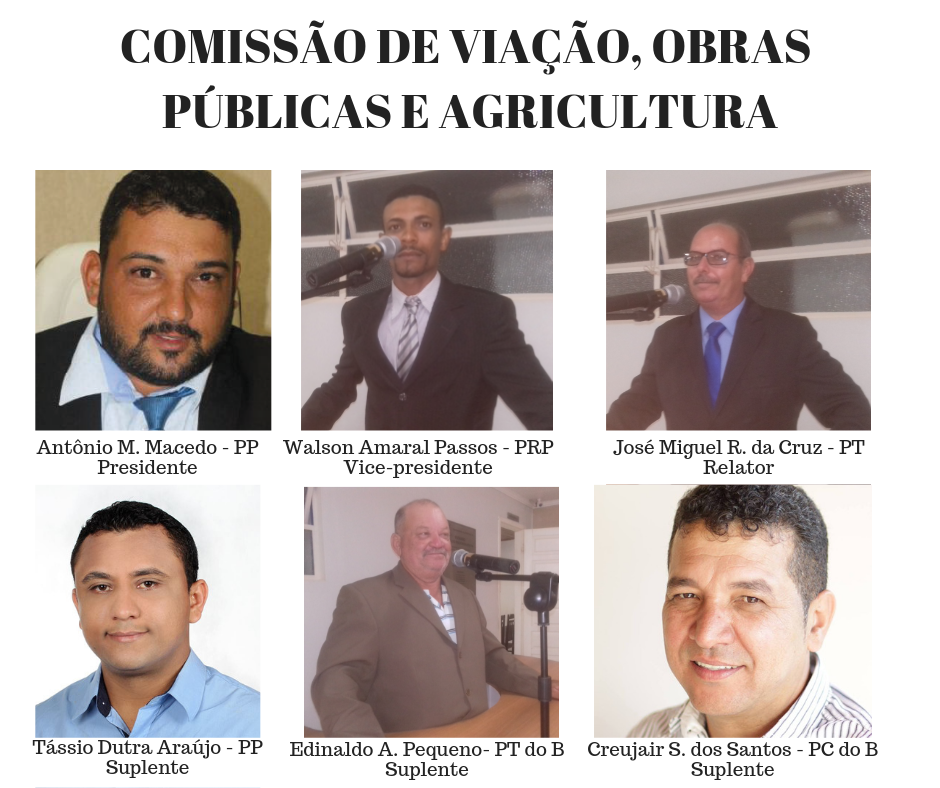 Comissão de Viação, Obras Públicas e Agricultura