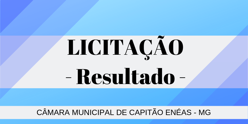 Licitação - Resultado