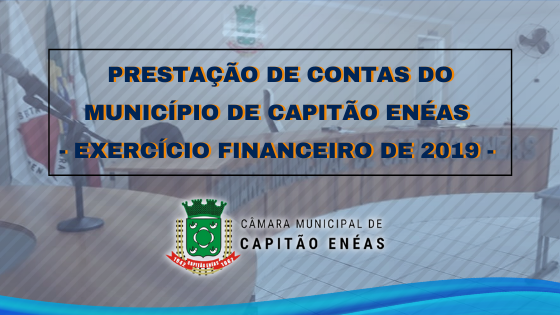 Prestação de contas do Município de Capitão Enéas