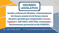 Recesso Legislativo